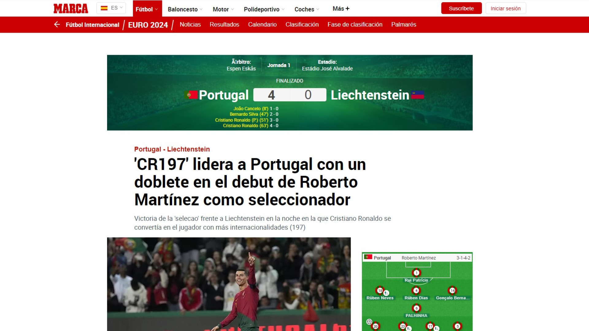 Ainda diziam que estava acabado. O que se diz lá fora da noite de CR7