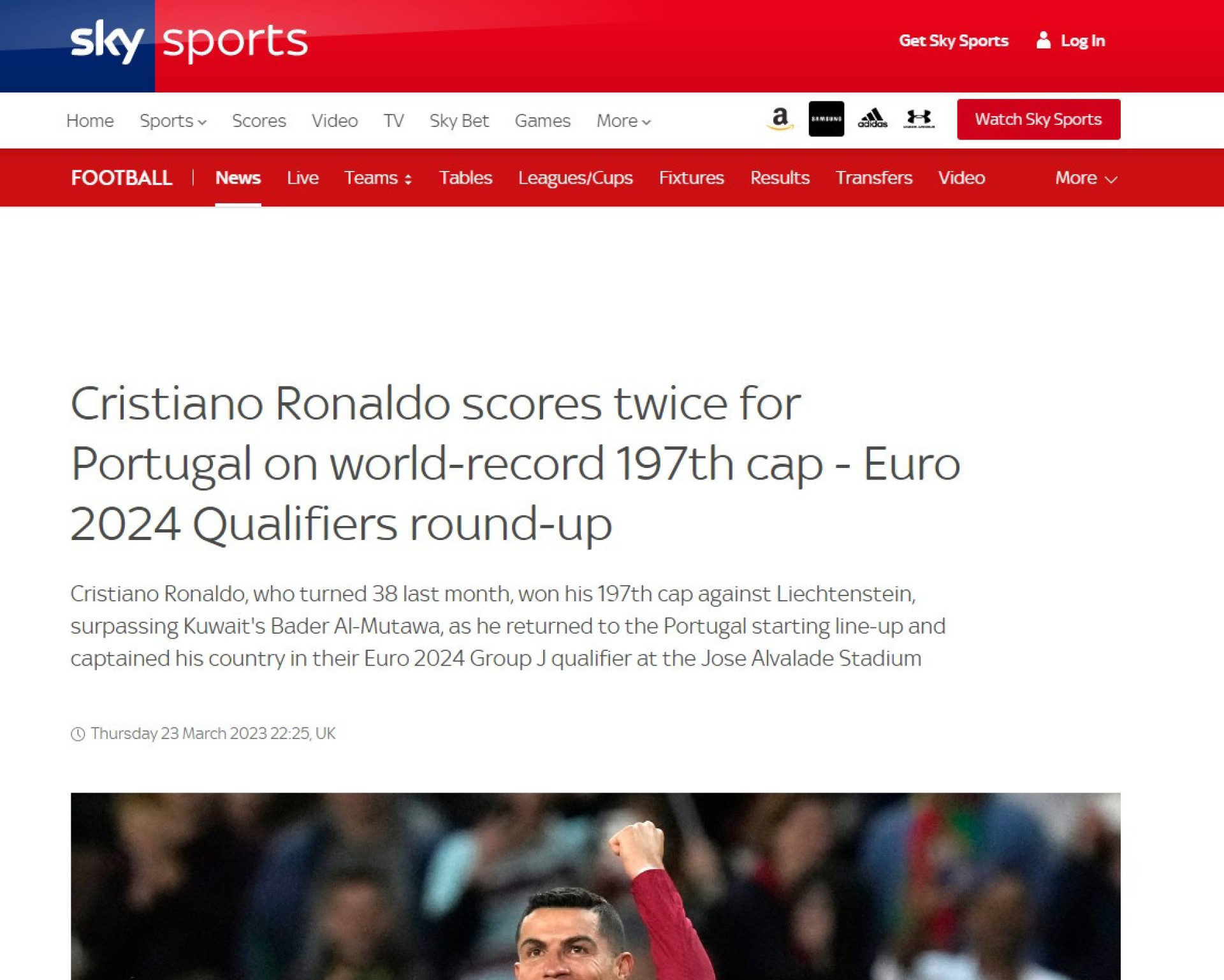 Ainda diziam que estava acabado. O que se diz lá fora da noite de CR7