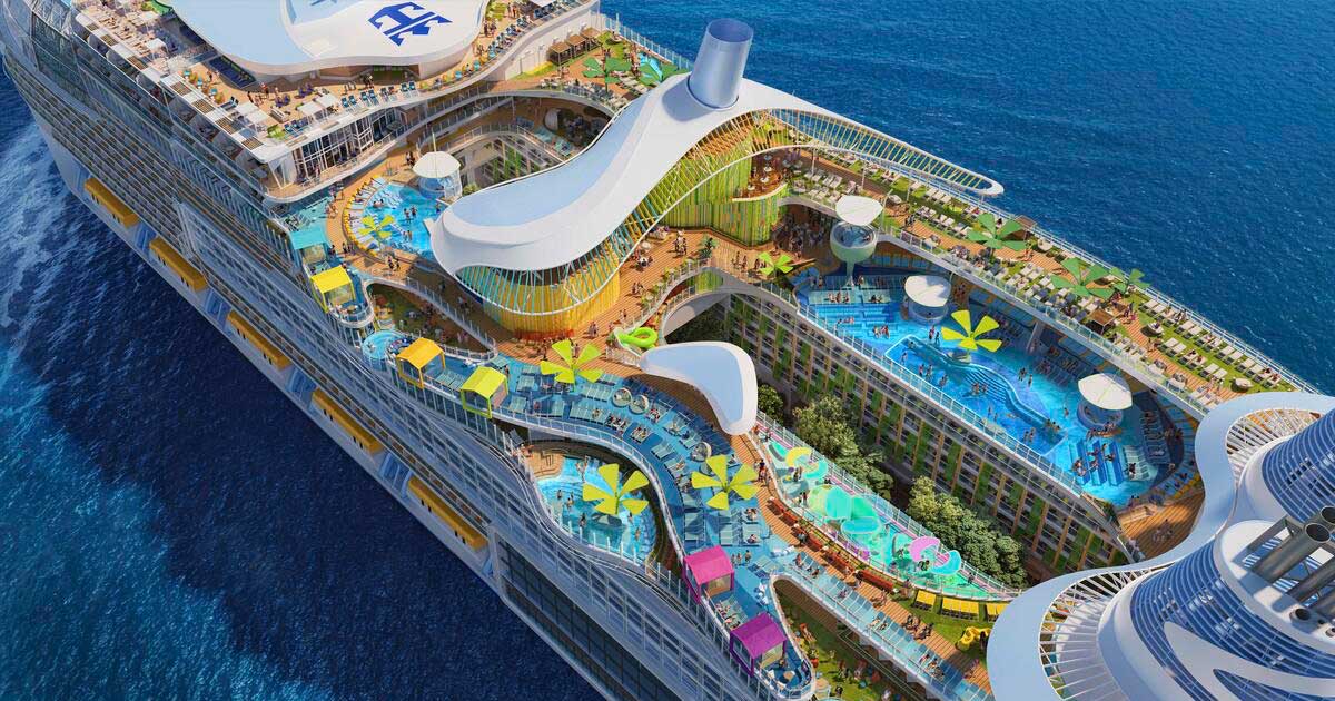 ‘Icon of the Seas’: o maior navio cruzeiro do mundo é lançado hoje às águas