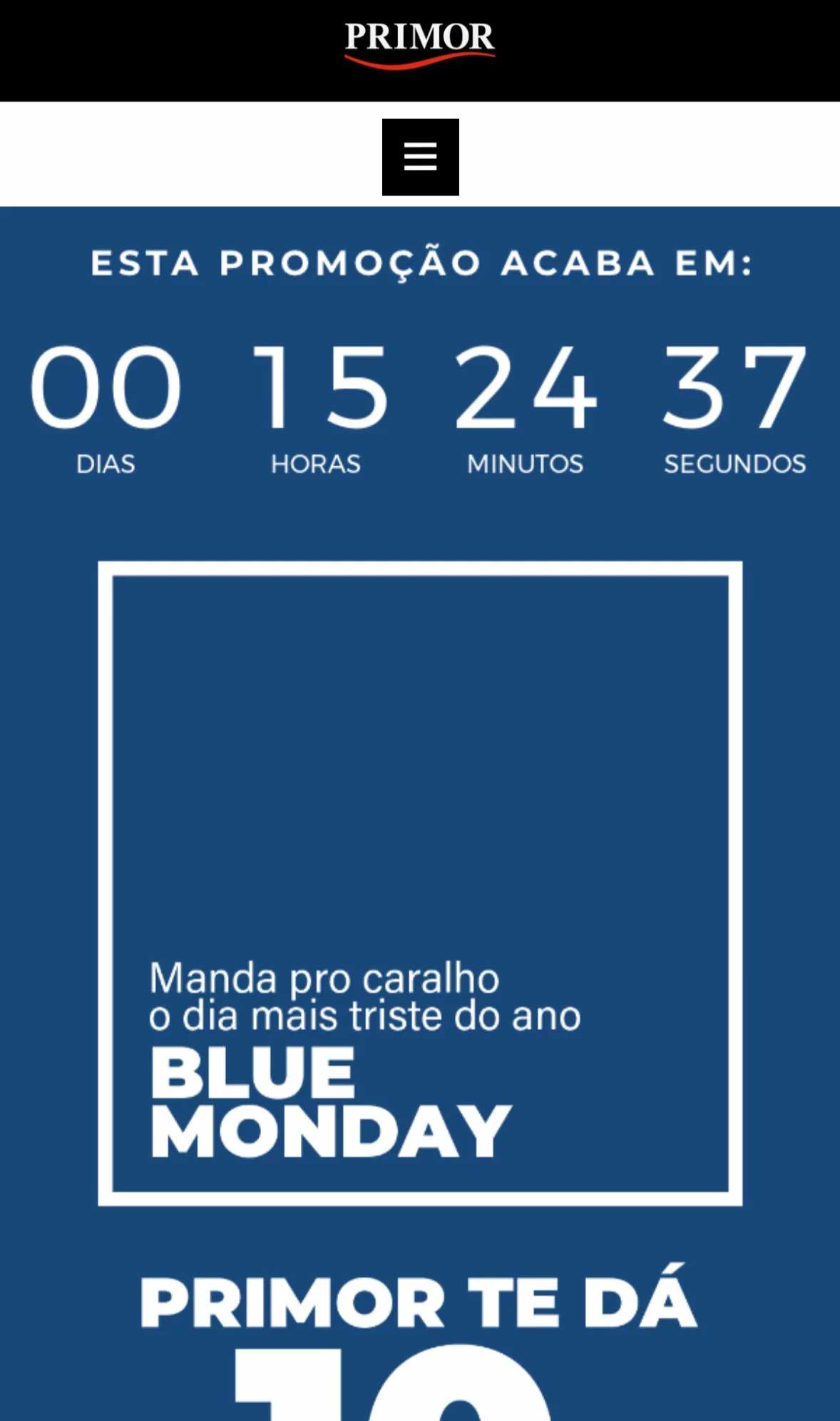 Primor envia email "agressivo" no dia mais triste do ano, o Blue Monday
