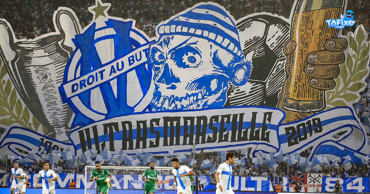 Ultras de Marselha ressuscitam Bob Marley com tifo incrível