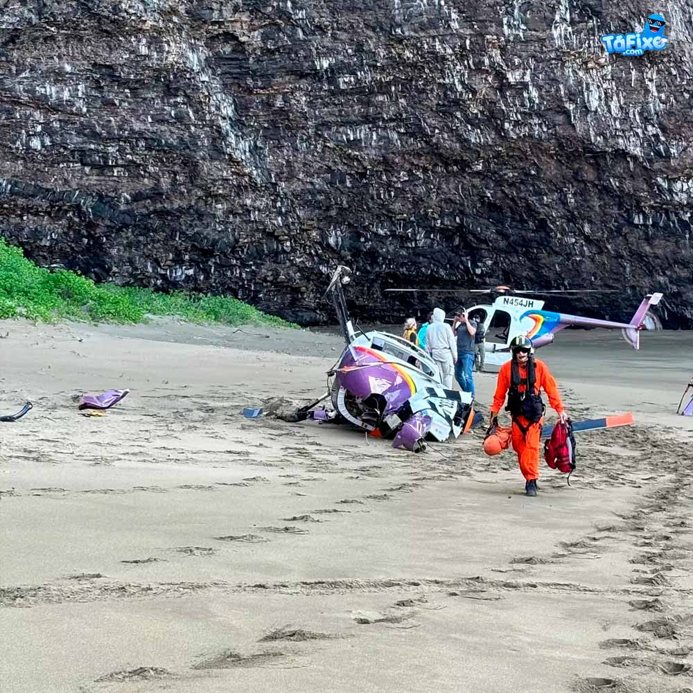 Piloto com kit de unhas salva 3 pessoas de acidente de helicóptero